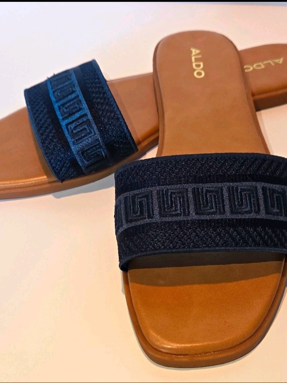 ALDO Women's Navy Slide Sandals